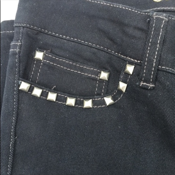 Cache Jeans NWT Studded Black Skinny - Picture 4 of 8
